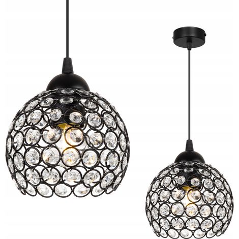 PLAFONNIER SUSPENDU LUSTRE PLAFONNIER CRISTAL (1/5)