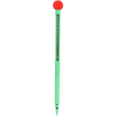 Thermomètre de Jardin en Verre Bâton pour Sol et Température du Sol - Précis et Fiable - Idéal pour le Jardinage et l'Agriculture -KZQ (1/2)