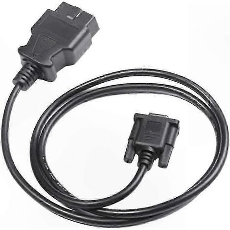 Adaptateur de câble de diagnostic automobile OBD2 vers DB9 RS232 pour la connexion à un port série. (1/4)