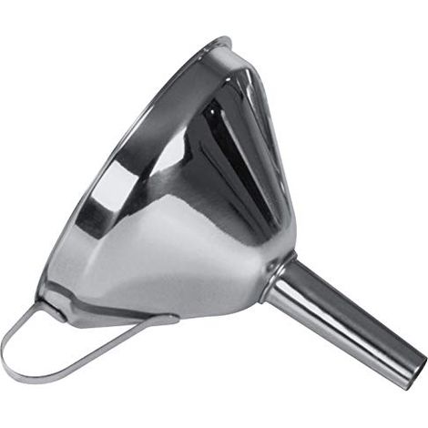 Fackelmann Imbuto da Cucina per riempire Bottiglie, Materiale in Resistente Acciaio Inossidabile, appendibile e salvaspazio, Dimensioni Circa 11 x 10 cm (1/4)