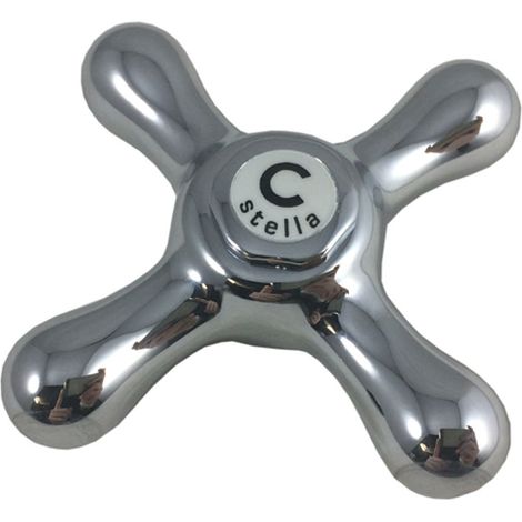 Ricambio maniglia M2 Roma con placchetta acqua calda Stella CP08-2C (1/2)