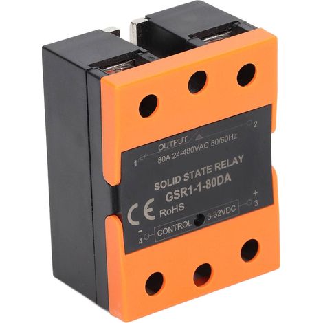 Halbleiterrelais (SSR) mit Gleichstromeingang 3-32 V und Wechselstromausgang 24-480 V für den Heimgebrauch (1/5)