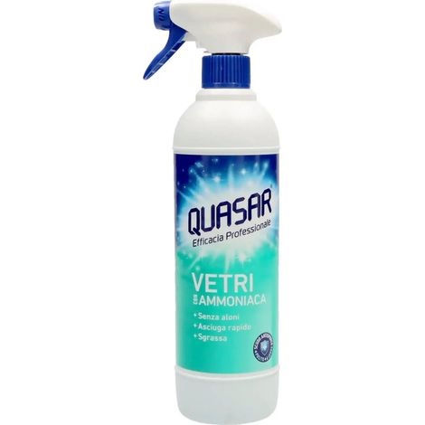 Quasar Spray Vetri con Ammoniaca - Confezione 580 ml - (1/4)