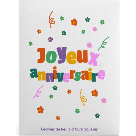 Sachet message - Joyeux anniversaire