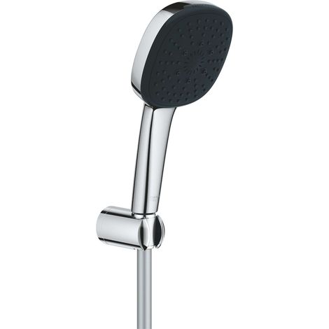 Grohe Vitalio Comfort - Brausegarnitur: Handbrause, Halter und Schlauch, 3 Strahlarten, Chrom 26176001 (1/5)