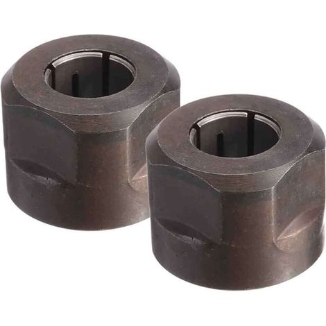 Bardusch-Écrou de serrage pour défonceuse plongeante, trou central de 12,7 mm (1/2"), noir, neuf et de haute qualité (1/5)