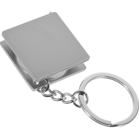 Porte-clés Portable Mètre Ruban Métallique Rétractable 1 Mètre avec Anneau Précision Élevée, pour Usage Extérieur et Couture (1/5)