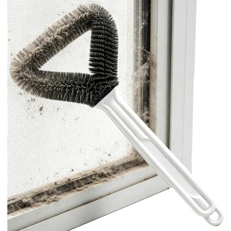 Brosse de nettoyage pour écran multifonction,Brosse pour écran de fenêtre pour porte, terrasse, maison, voiture, plafond, rebords, pistes de douche, carrelage (1/5)