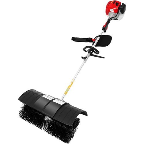 Balayeuse à essence 52 CC - 2 temps - 1,7 kW - 2,3 CV - Moteur à essence Broom - Appareil manuel/suspendu latéral - Nettoyage pour allées, pelouses (A) (1/5)