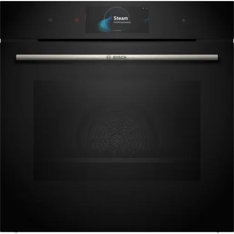 Bosch Serie 8 HSG7584B1. Dimensione del forno: Media, Tipo di forno: Forno elettrico, Capacità interna forno totale: 71 L. Posizionamento dell'apparecchio: Da incasso, Colore del prodotto: Nero, Ti... (1/6)