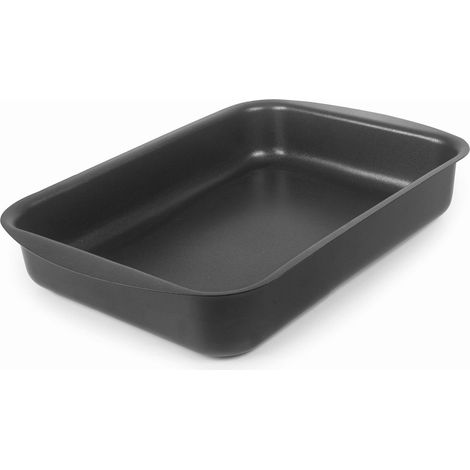 Lacor - 15725 - Teglia, Fontana da Forno Rustica, Ecologica, Rettangolare, Antiaderente, Senza PFOA, Adatta Fino a 240 ºC, Alluminio di Massima qualità, 25 x 19 x 5 cm (1/5)
