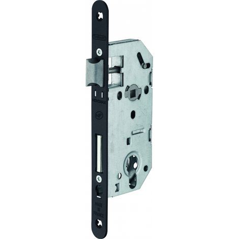 Cassa MONOMAX NF per cilindro europeo, asse 40 mm, frontale nero, senza incontro, conf. indivisibile 25 pz – THIRARD
