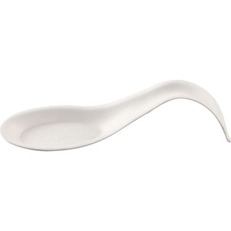 Coupelle cuillère blanche en canne à sucre 120mm - 750 unités - Betik