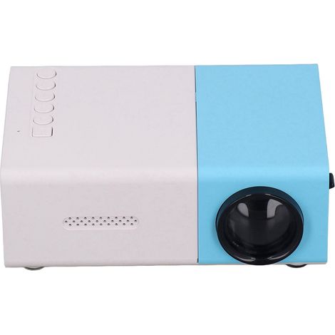 Projecteur LED Mini Portable, 1080P HD avec Haut-Parleur, Compatible Films Jeux Vidéo, Projection Avancée, Alimentation 100‑240V UE (1/5)