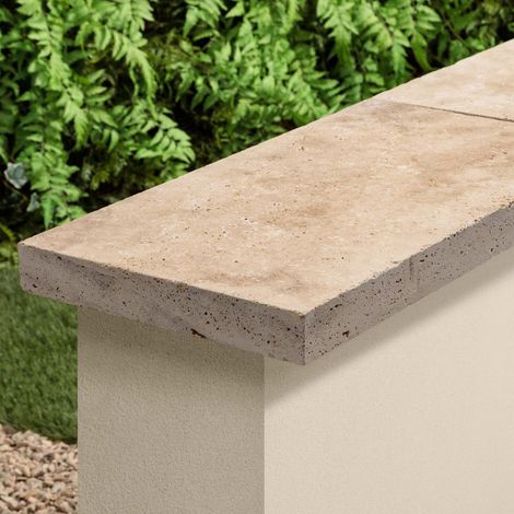 Couvertine Travertin Beige Nuancé 61x33x5 cm (à l'unité) - RO'MA NATURE