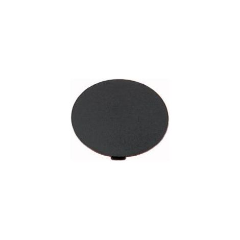 Étiquette bouton ' coup de poing ' noir sans inscription EATON M22-XDP-S