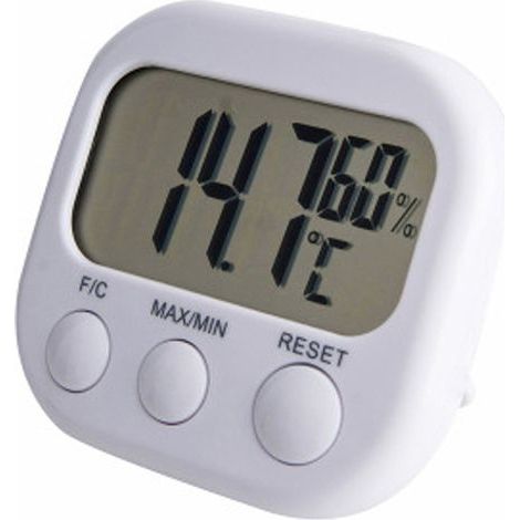 Hygrometer und Raumthermometer – Hohe Präzision – Digitale Temperatur- und Feuchtigkeitsanzeige (1/4)