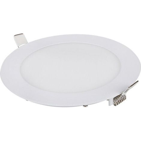 Lot de 1 Spot Led Encastrable Dimmable, 9W 6000K Blanc Naturel, IP65 Plafonnier Led Salle de Bain, Spot Led Extra Plat 35mm, Diamètre du Trou Φ130-135mm, AC 230V Éclairage de Plafond Pour le Salo (1/4)