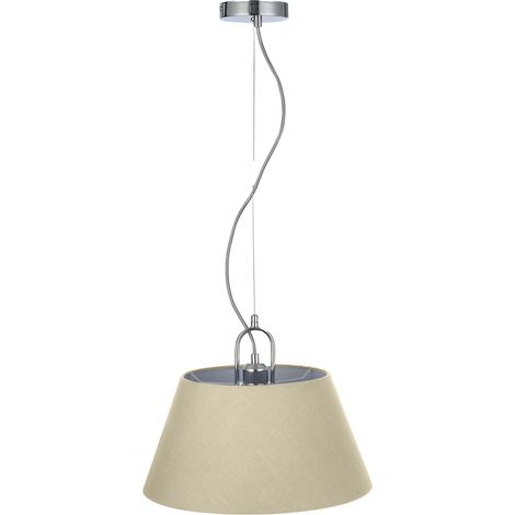 Plafonnier Lampe suspendue Ø 60 cm de large Lampe de salon, table à manger, lampe de salle à manger Crème (1/5)