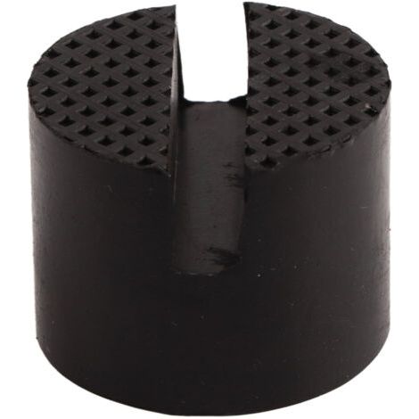 Adaptateur de Cric de Plancher de Rail de Cadre Fendu de 5 Cm de Diamètre-Support de Levage Coussin de Cric de Voiture avec Support de Support de Tampon en Caoutchouc. (1/5)
