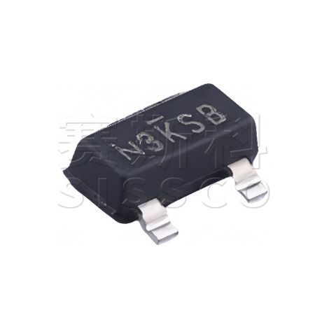 VISHAY Original SI2303CDS-T1-GE3, N3 screen printed, SOT-23 P-channel surface mount MOSFET, electronic component chip, 5 pieces per pack.
