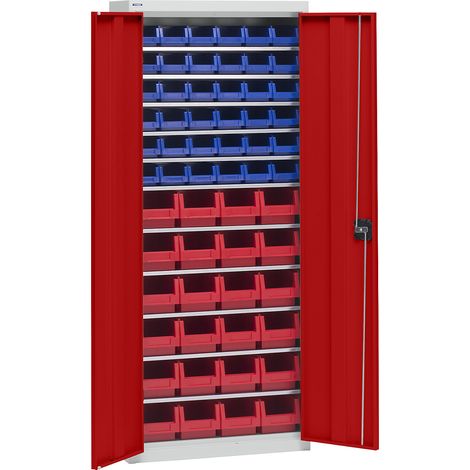 eurokraft pro, Armoire d'atelier avec bacs de stockage, hauteur (1/4)