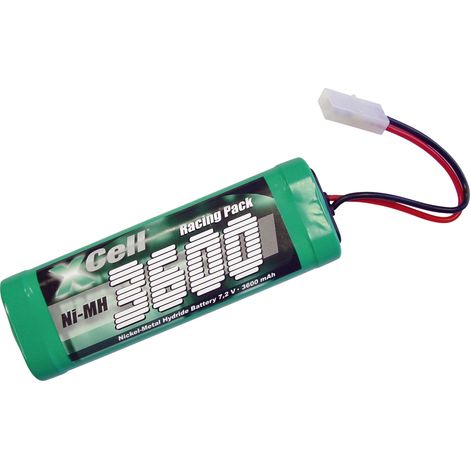 XCELL Ni-MH Accu 117549 RC-Pack, 7,2 V, 3600mAh, L2x3
