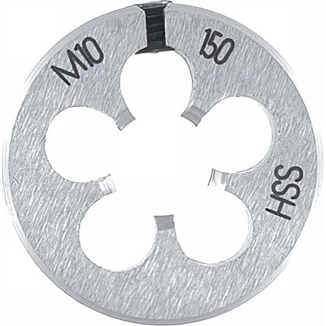 Filière ronde en acier HSS (pour acier/metal) extensible - 6x100