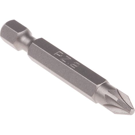 Rs Pro – Embout de vissage Pozidriv PZ2 50mm – Acier chrome vanadium pour vissage exigeant – Lot de 1
