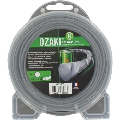 Coque Fil Nylon Ondulé - Diamètre 2,00 mm - Longueur 15 m - Pour Optimisation Autonomie Équipements Batterie (1/2)