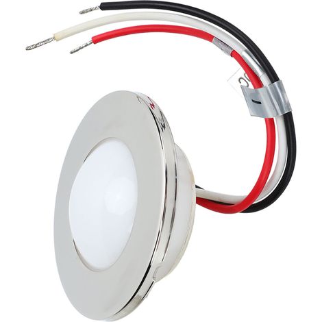 Plafonnier encastré LED 3 pouces pour VR, éclairage de porche 70 lm, étanche, économie d'énergie, pour caravanes et bateaux, bleu et blanc (1/5)