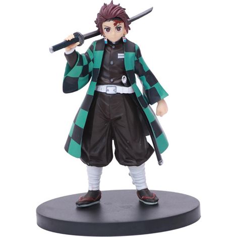 Modèle Demon Slayer Kamado Tanjiro Nezu Gasai Kin'e Giyu Tomioka Bond tenue figurine décoration Kamado Tanjiro taille unique (1/4)