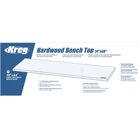 Banco de madera dura 610 mm x 1727 mm - KREG - HWBT-6824 (1/5)