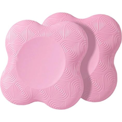 Genouillères de yoga (lot de 2) - Accessoires de yoga, genouillères et coudières pour femmes/hommes (rose (lot de 2)) (1/2)