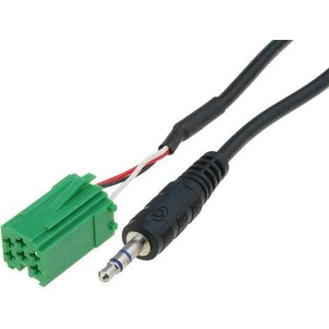 Cable Adaptateur AUX Jack compatible avec Renault ap07