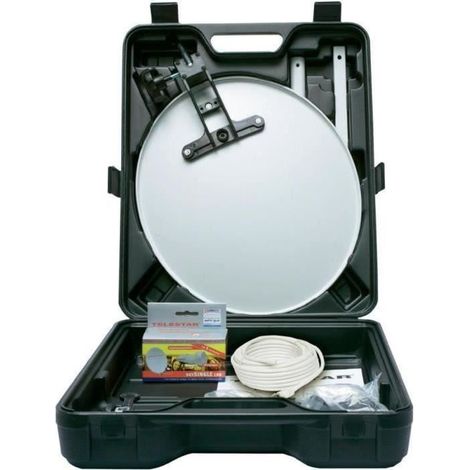 Kit satellite de camping - Telestar - sans récepteur - parabole 35 cm - réception numérique de qualité