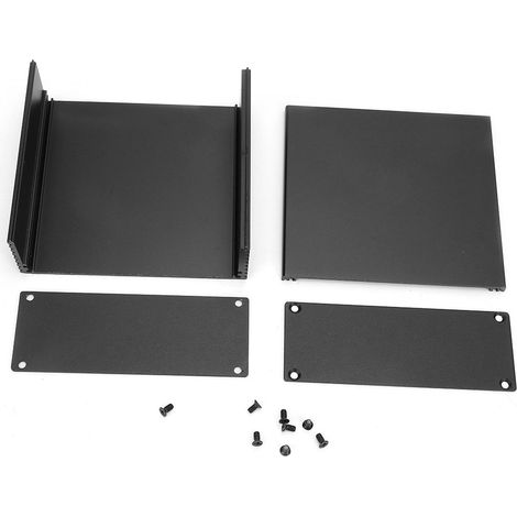 Circuit Board PCB Instrument Aluminum Cooling Box DIY Electronic Project Enclosure Case (1/5)