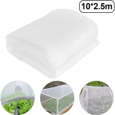 Filet Jardin Anti-insecte - 1 pièce 2.5x10m - Protection Plante Légume Fleur Maille Fine (1/5)