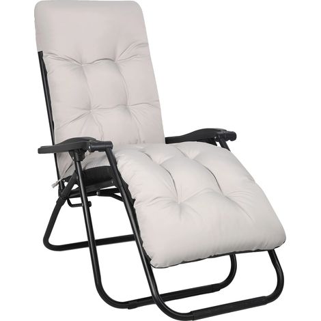 Coussin de fauteuil inclinable, Design antidérapant, Rembourrage confortable, 170x53x10cm (1/2)