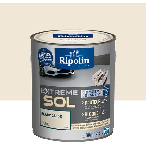 Ripolin – Peinture pour sol intérieur satin 2,5L – Très haute résistance aux taches et aux rayures – Protection 10 ans – Pour béton et carrelage (1/8)