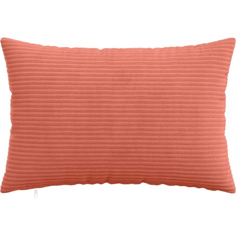 vidaXL Funda de almohada 2 pcs HEERLEN Rojo Naranja 40 x 60 cm pana (1/2)