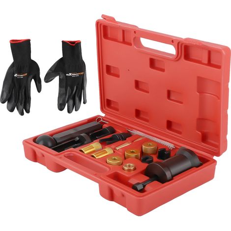 Juego de extractores de inyectores, 18 piezas, material de acero, varios tamaños, compatible con motores FSI, nuevo. (1/5)