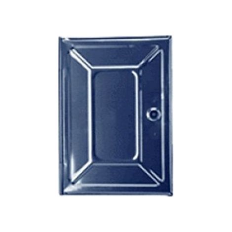 Officine Tofolutti 8056737260073 Portina Ispezione Camino Doppia Zincata con Chiave 160x320 mm