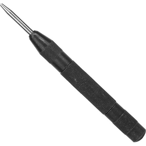 Automatischer Körner mit 5-Zoll-HSS-Hochhärtefeder für Holz- und Metallbohrungen (Schwarz) (1/5)