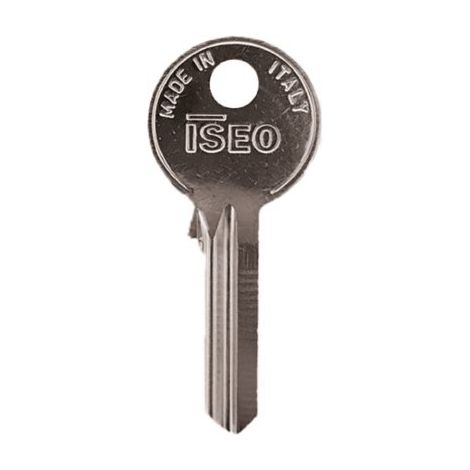 CHIAVE PIATTA ISEO 020159 ORIGINALE - OTTONE NICHELATO- 20 pezzi