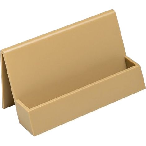 1 Tarjetero, soporte de escritorio, plástico resistente, diseño de trípode, organizador de tarjetas de visita, uso profesional (1/5)