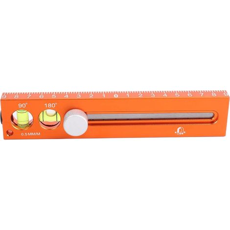 Multifunctional Marking Ruler with Spirit Level and Double Magnets, Multi-Angle Telescopic Measuring Tool for Woodworking, Drywall and Projects (1/5)
