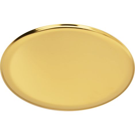 Serviertablett aus Edelstahl für Teeservice, Obst, Süßigkeiten, Lebensmittel, Schmuck und Handtücher (Gold) (1/5)