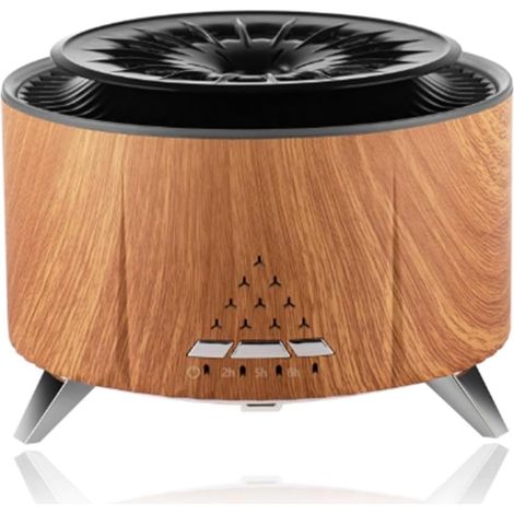pour Humidificateur Volcanique, Diffuseur de Flamme, Arôme de Feu, Huiles Essentielles pour, Mini Anneau de Brume de Méduse (B) Prise UE Facile à Utiliser (1/5)