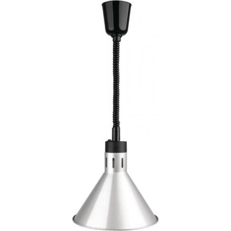 Lampe Chauffante Conique Argentée